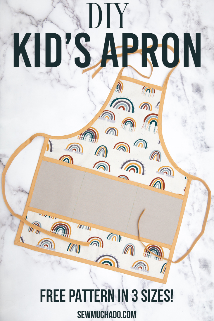 Free Kids Apron Pattern - 3 sizes! - Sew Much Ado