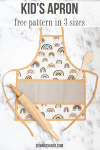 Free Kids Apron Pattern - 3 sizes! - Sew Much Ado