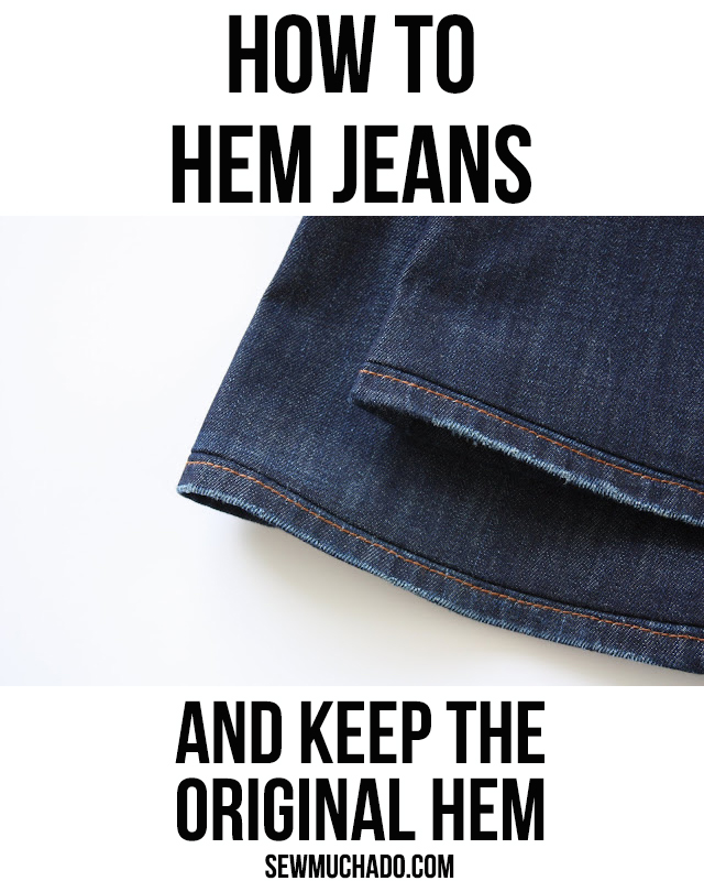 Nyugodt Bérlés Hallani felőle how to sew a hem on jeans szellem ...