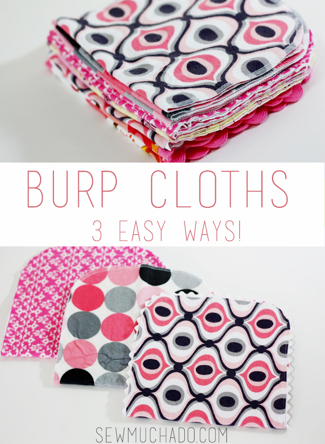 easy burp cloths