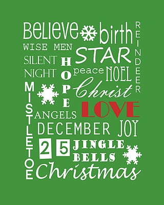 Giveaway Winners and Christmas Subway Art Printable - Sew Much Ado
