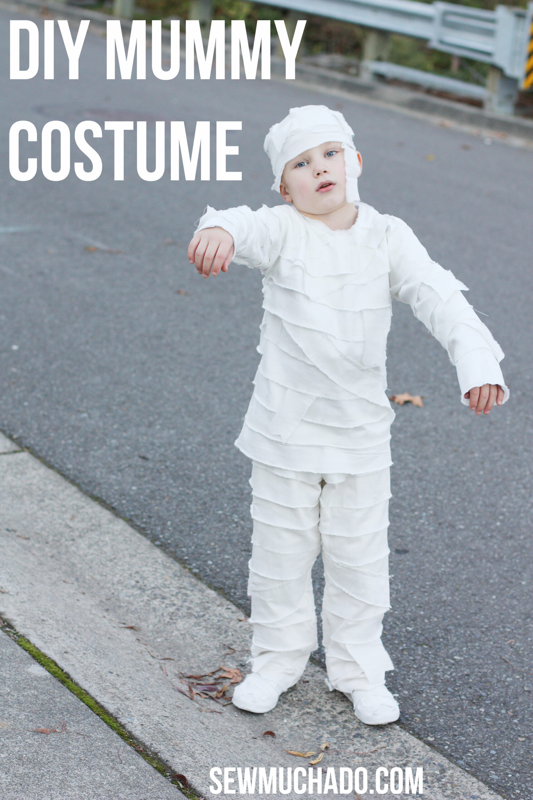 diy mummy costume for baby