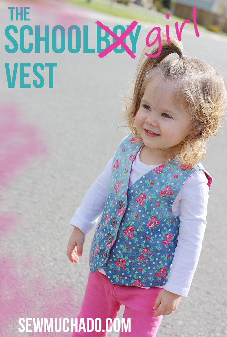 A School(girl) Vest Sew Much Ado