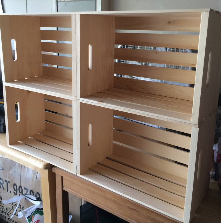 Diy Wood Crate Bookshelf Sew Much Ado