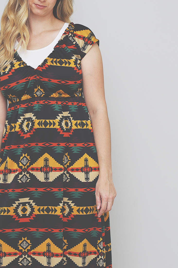 Nursing Friendly Maxi Dress Sew Much Ado