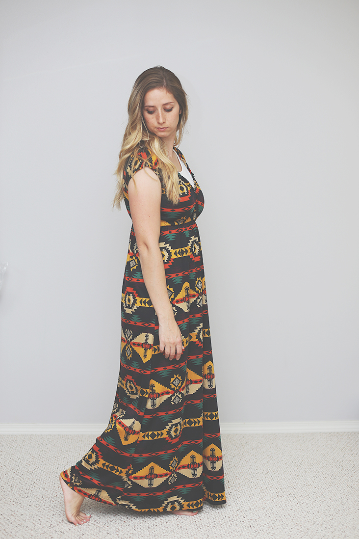 Nursing Friendly Maxi Dress Sew Much Ado