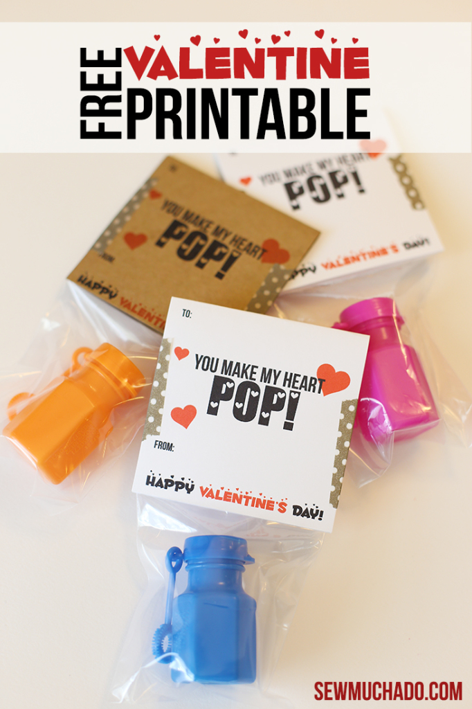 Free Valentine Printable Mini Bubbles Sew Much Ado