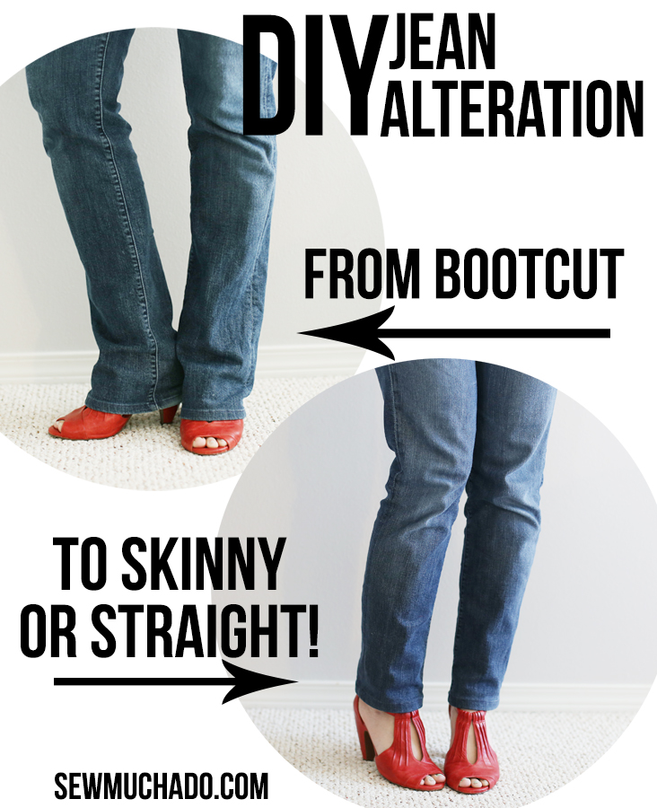 DIY Jean Alteration: From Bootcut to ...