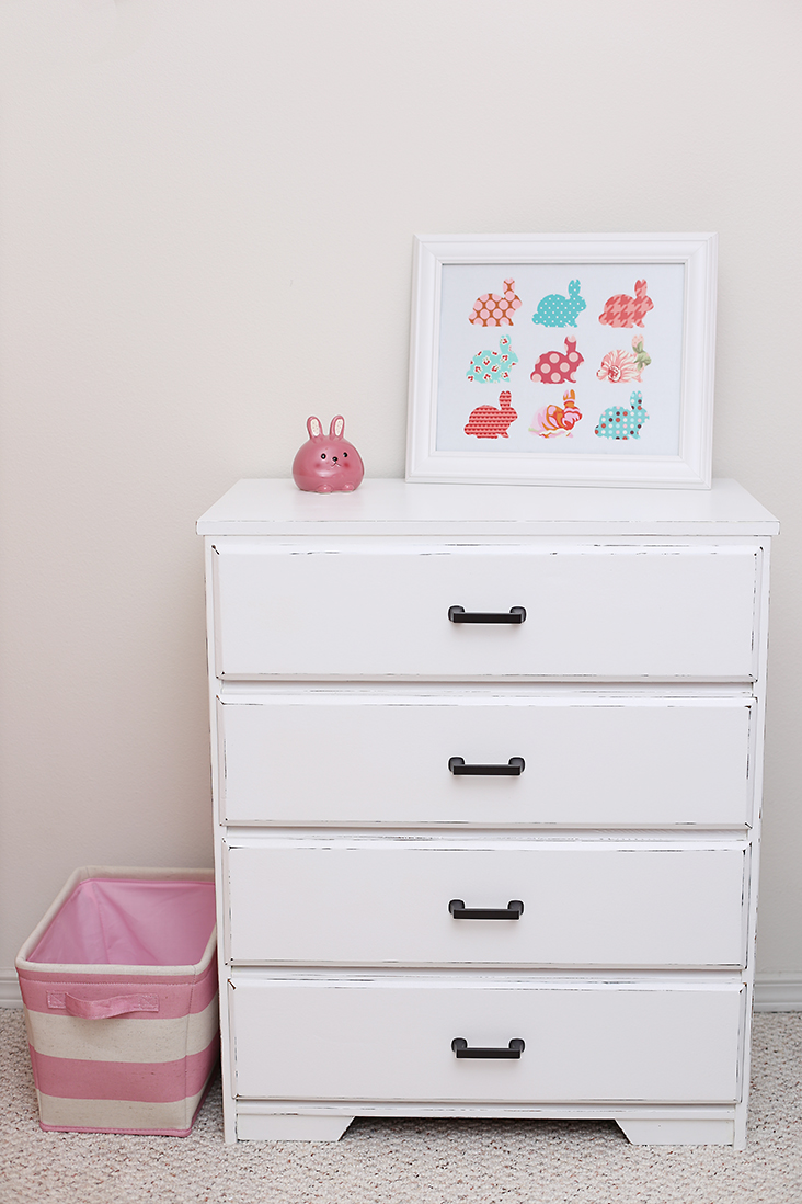 Little White Dresser Makeover Sew Much Ado