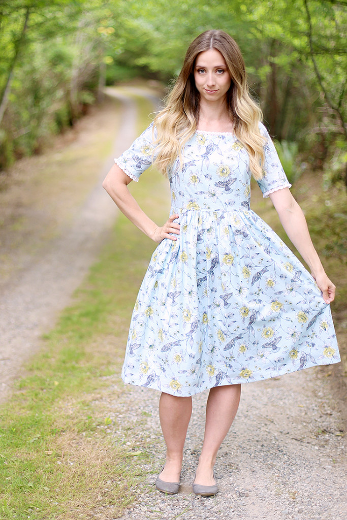 A Ladies Caroline Dress for Vintage May - Sew Much Ado