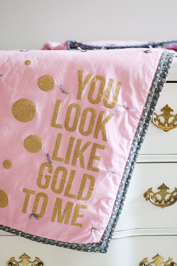 heat transfer vinyl quilt
