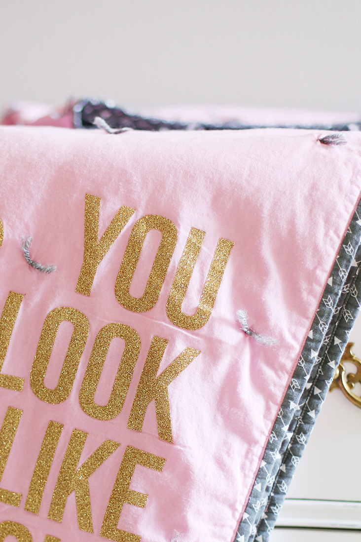 heat transfer vinyl quilt