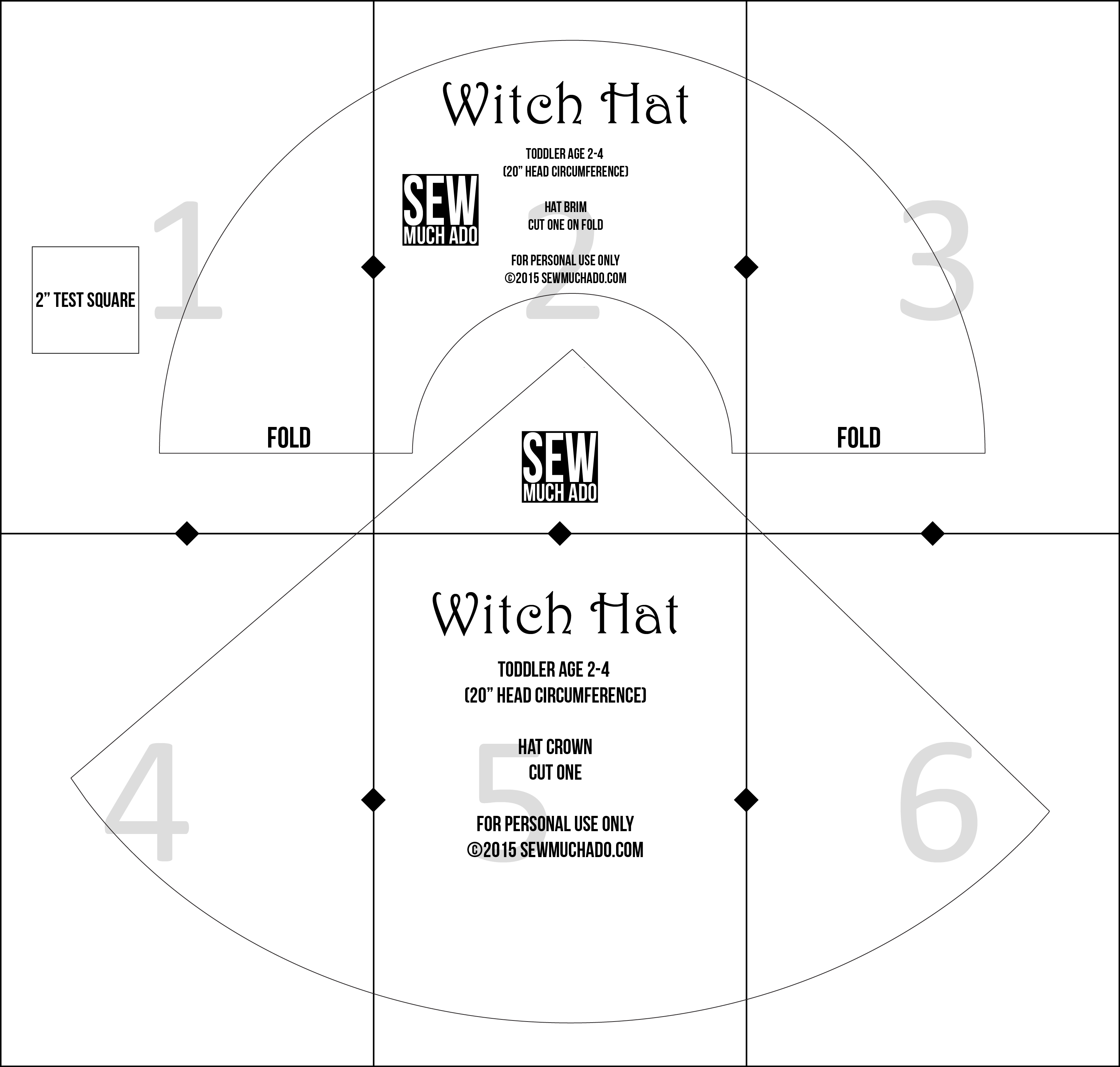 Witches Hat Template Printable