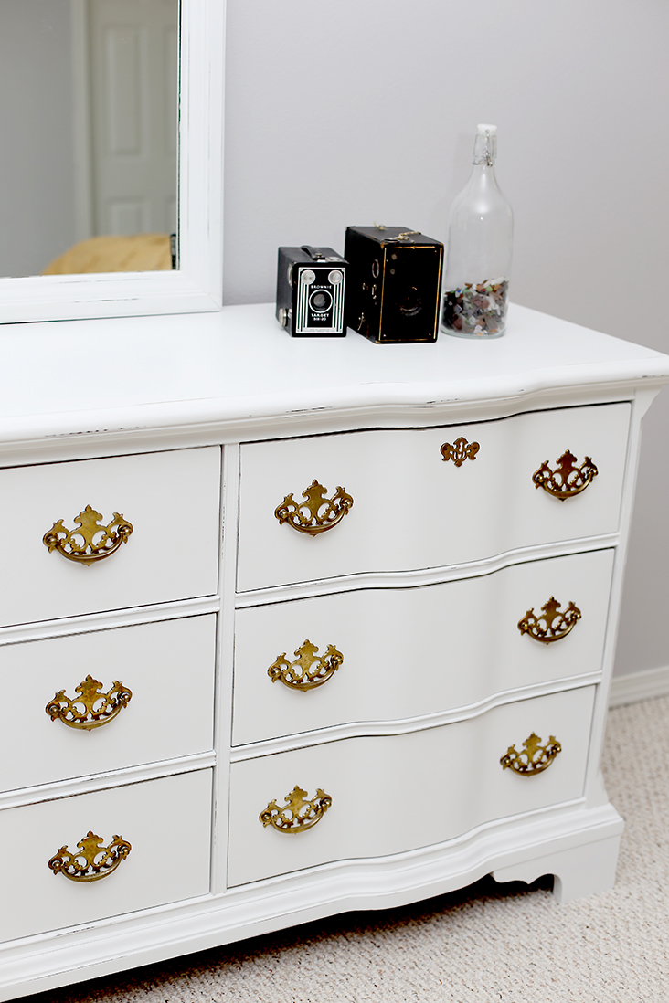 White Dresser Makeover Sew Much Ado