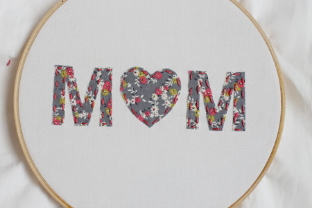 DIY Mother's Day Hoop Art Tutorial - Sew Much Ado