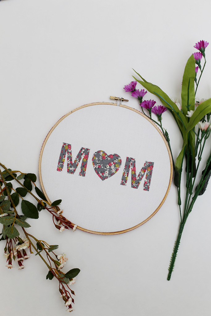 DIY Mother's Day Hoop Art Tutorial - Sew Much Ado