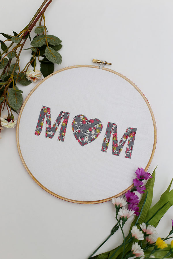 DIY Mother's Day Hoop Art Tutorial - Sew Much Ado