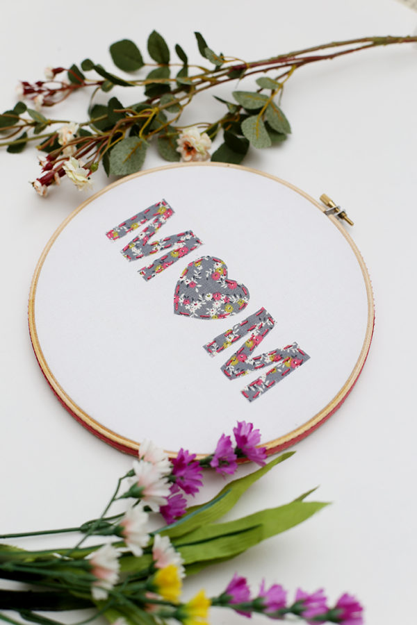 DIY Mother's Day Hoop Art Tutorial - Sew Much Ado