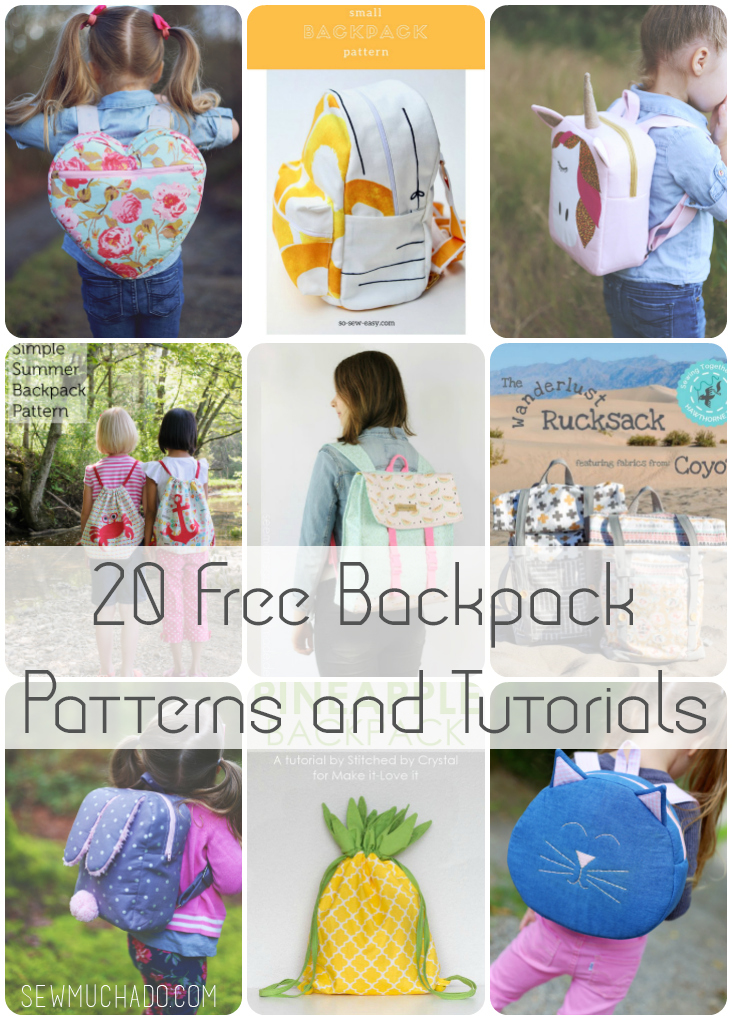 Pack Your Bag Backpack Sewing Pattern