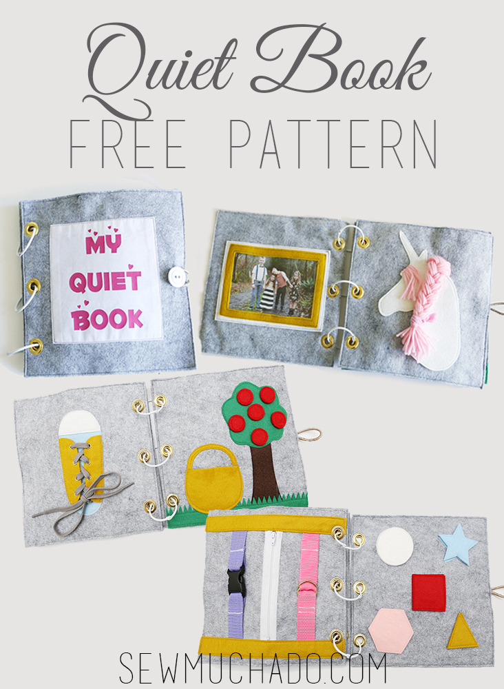 Free Quiet Book Pattern - Sew Much Ado