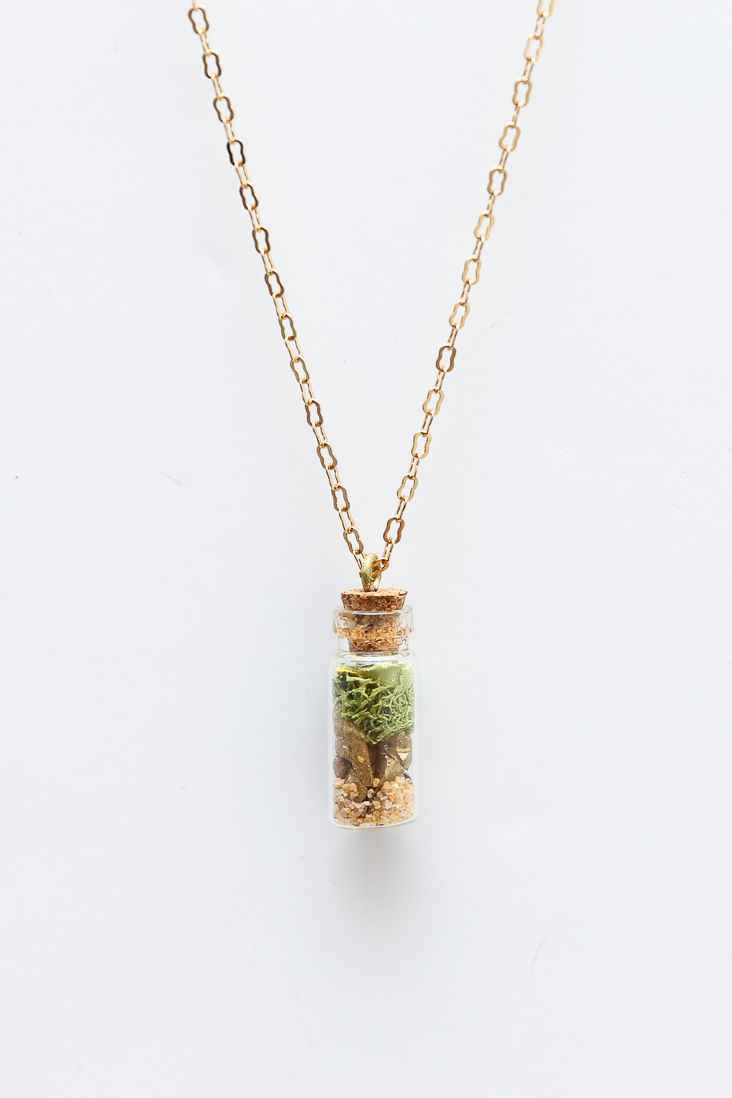 DIY Mini Faux Terrarium Necklace Tutorial Sew Much Ado