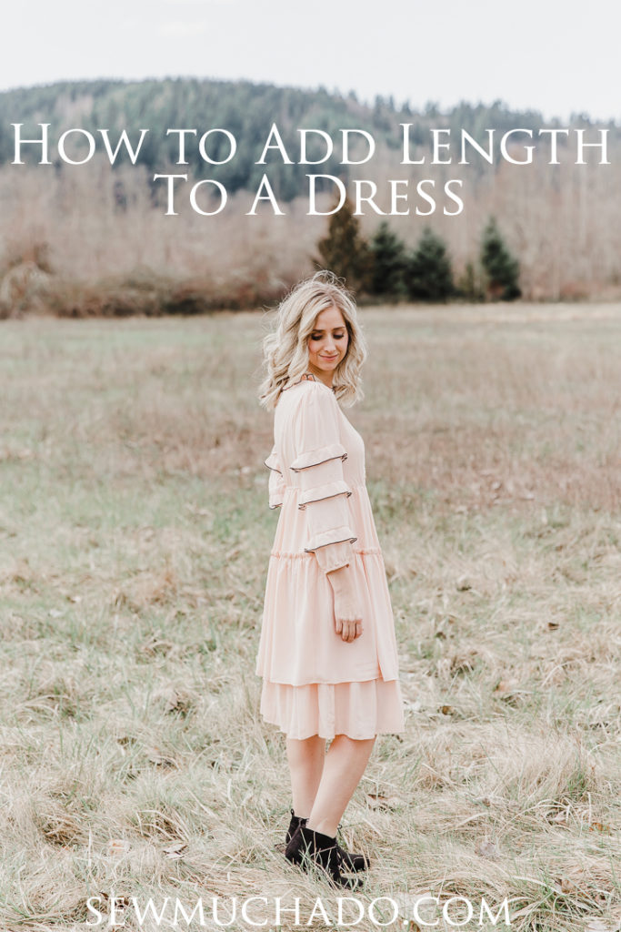 DIY How to Lengthen a Dress Tutorial Sew Much Ado