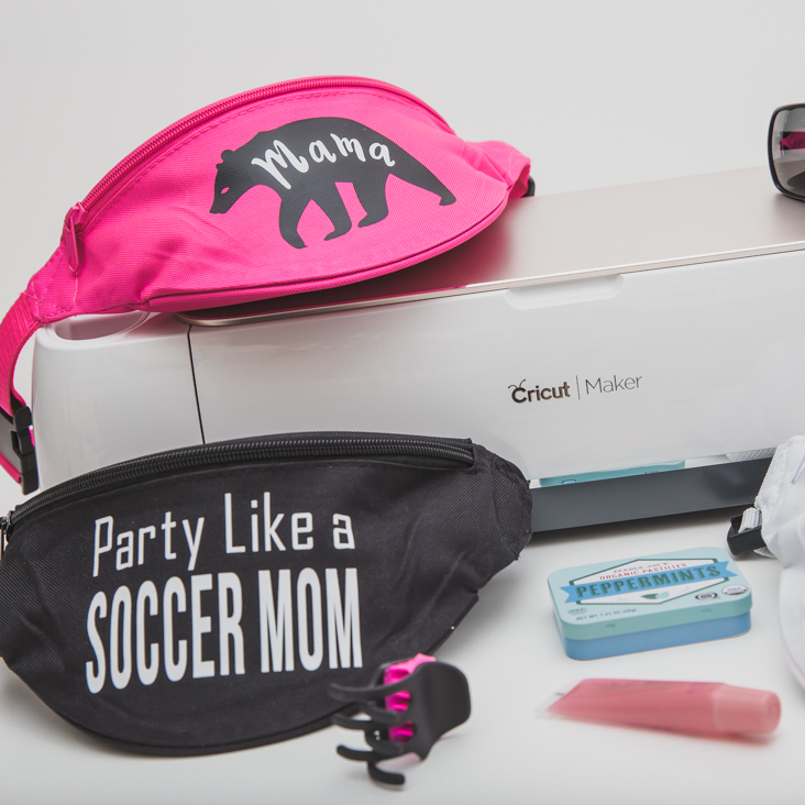 DIY Mom Fanny Packs with the Cricut Maker Sew Much Ado