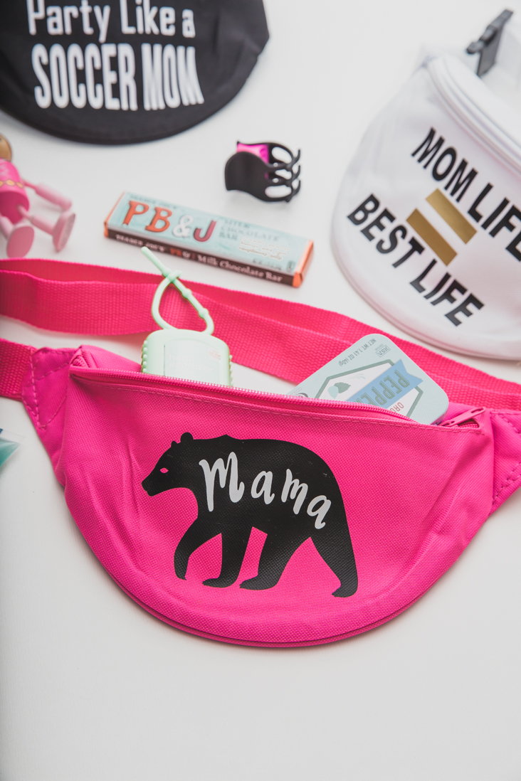 DIY Mom Fanny Packs with the Cricut Maker Sew Much Ado