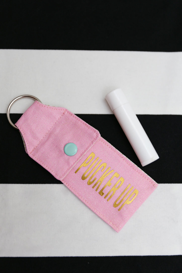 Keychain Chapstick Holder Tutorial (and Free Pattern!) - Sew Much Ado