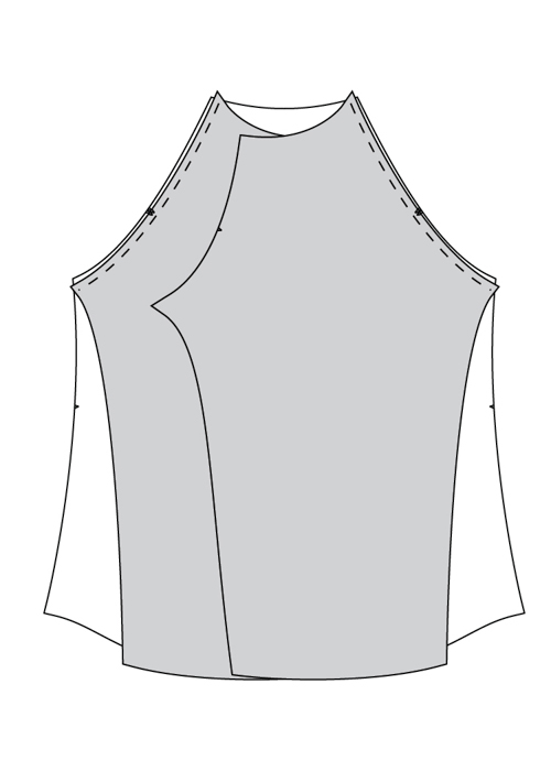 Free Women's Cowl Neck Hoodie Pattern Sew Much Ado