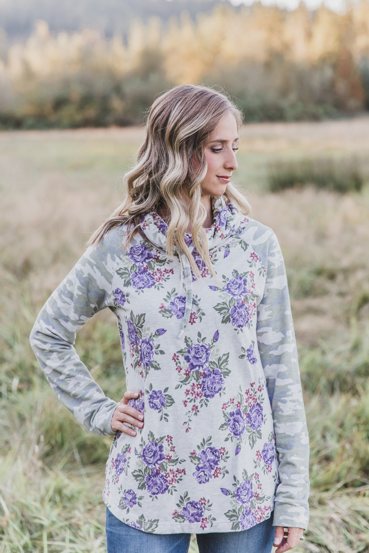 Free Women's Cowl Neck Hoodie Pattern Sew Much Ado