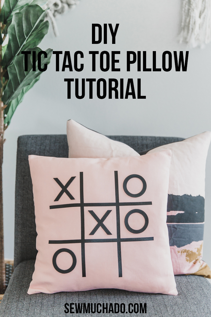 Diy Tic Tac Toe Pillow Tutorial And Cricut Maker Faq Sew Much Ado
