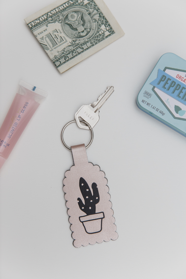 Free Faux Leather Keychains Cricut SVG PNG EPS DXF File