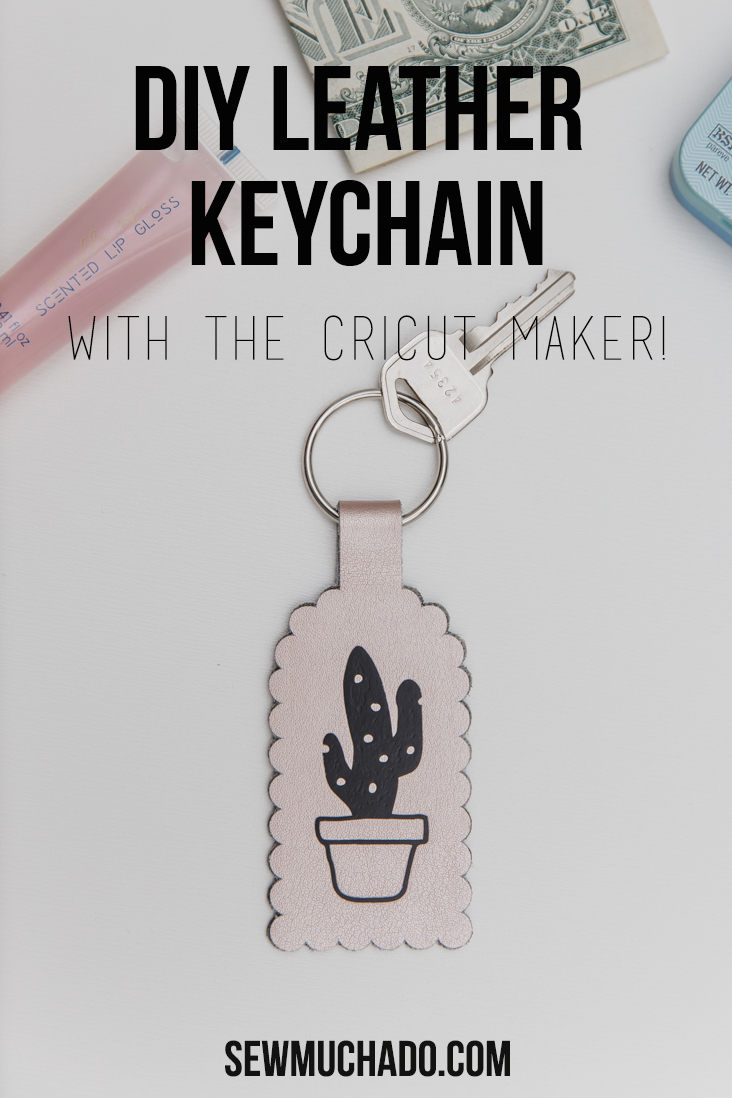 Free Cricut Leather Keychain SVG PNG EPS DXF File