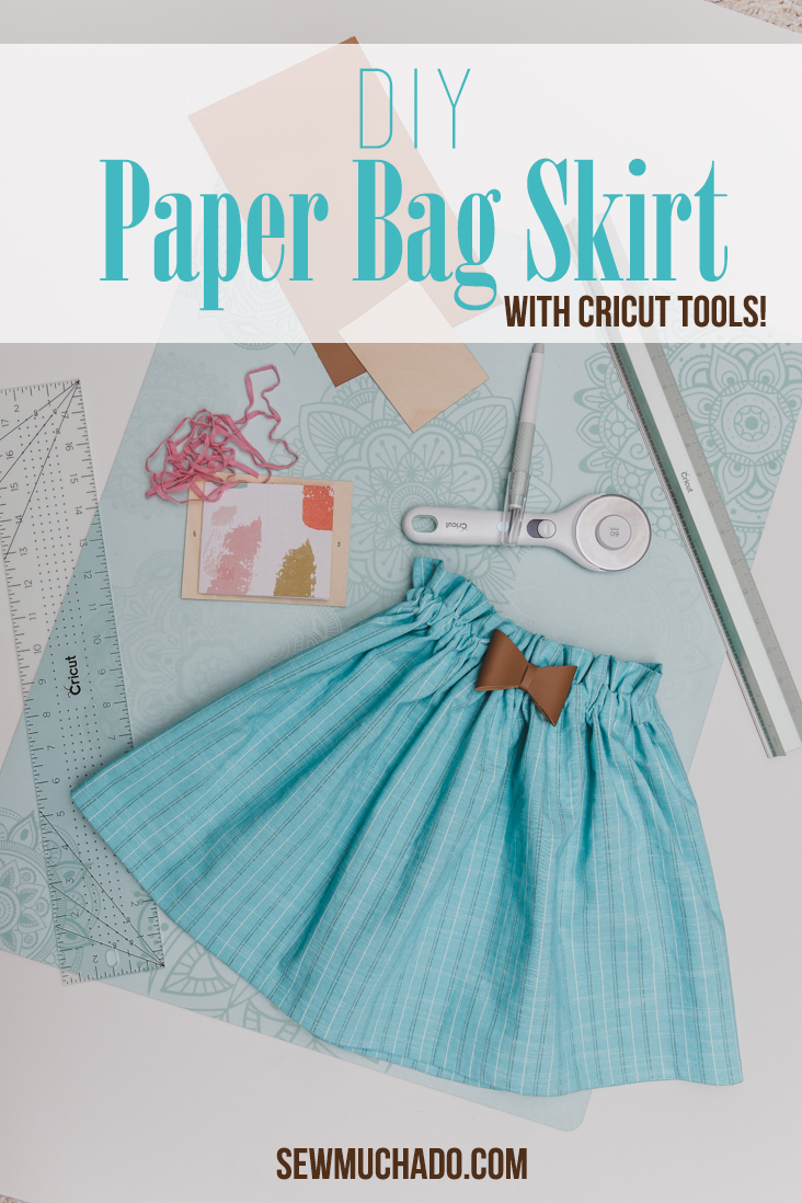 DIY Paper Bag Skirt {With Cricut Tools!} Sew Much Ado