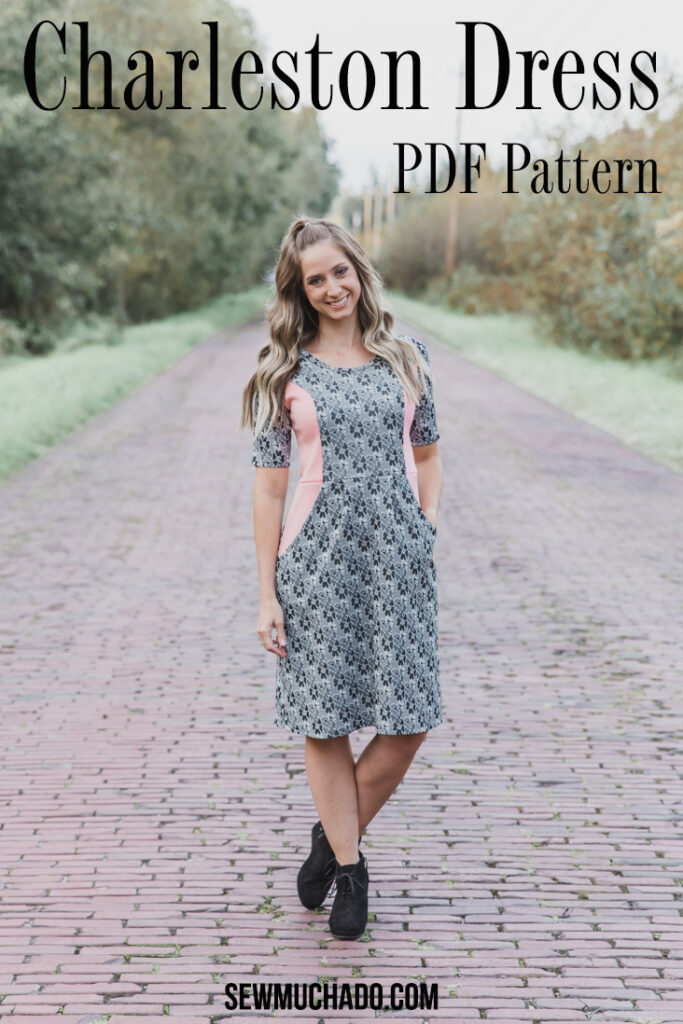 Color Block Charleston Dress Pattern - Sew Much Ado