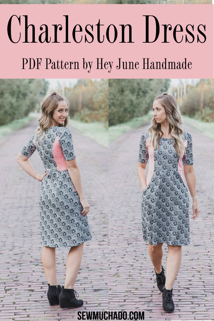 Color Block Charleston Dress Pattern - Sew Much Ado