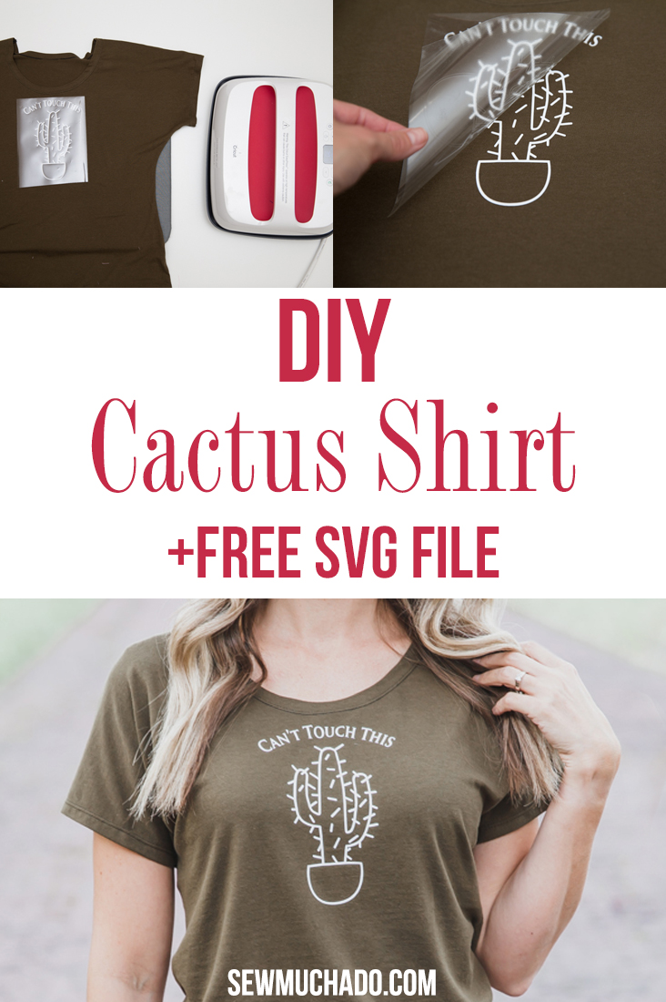 Download Diy Cactus Shirt Free Svg File Sew Much Ado