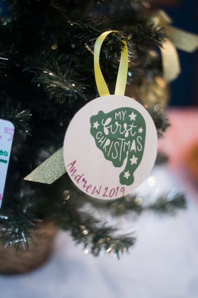 25 diy personalized cricut holiday gift ideas sew much ado babys first photo