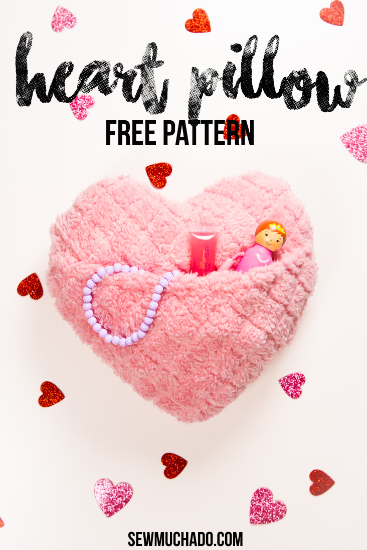 Heart Pillow Pattern - Free PDF Download - Sew Much Ado