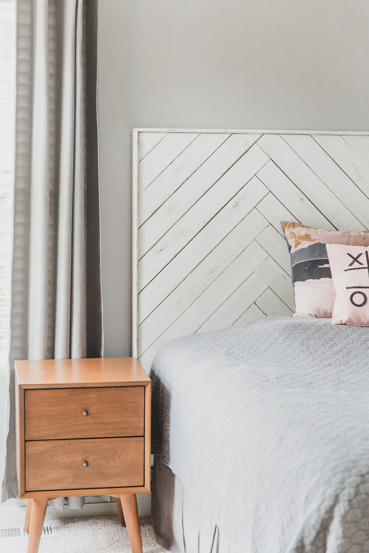 DIY Herringbone Headboard Sew Much Ado