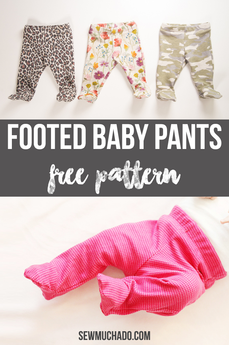 Free Footed Baby Pants Pattern - Sew Much Ado