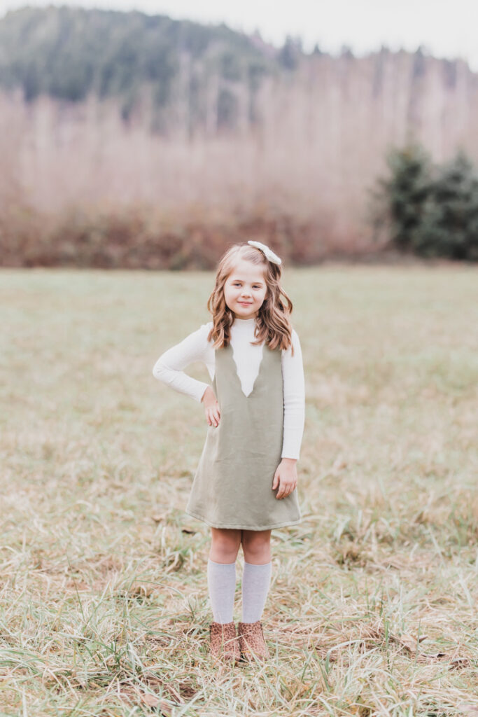 DIY Scalloped Jumper Dress Sew Much Ado