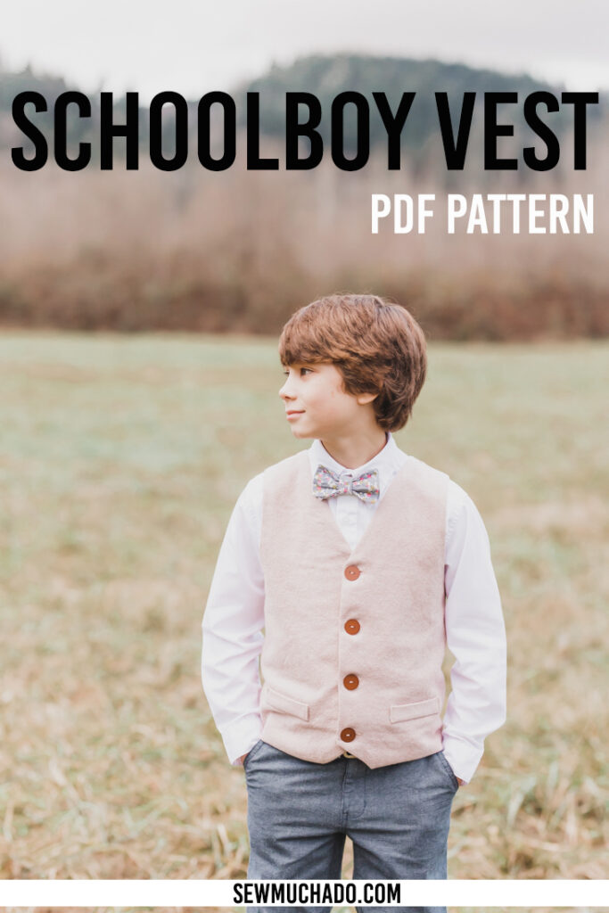 Boy's Vest Pattern for Christmas - Sew Much Ado